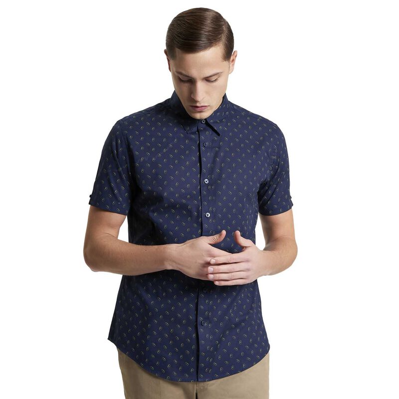Ben Sherman Stipple Print Shirt image number 0